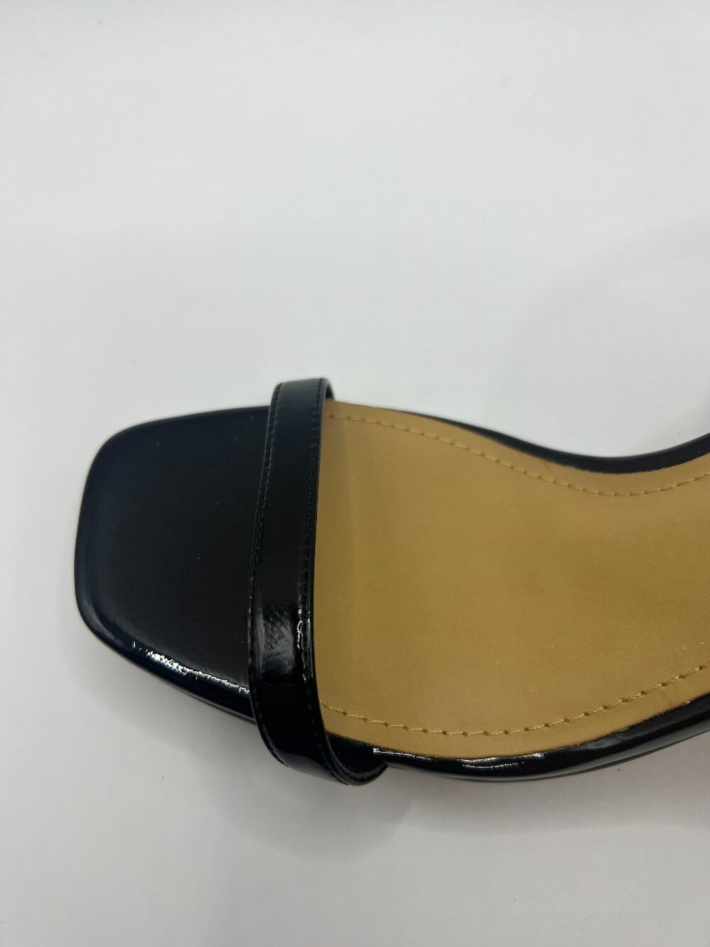 Lisa Vicky Balck Patent Ankle Strap Dress Sandal Size 7.5 M - Never Worn - Picture 4 of 8